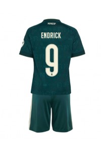 Real Madrid Endrick #9 Babyklær Borte Fotballdrakt til barn 2026-27 Korte ermer (+ Korte bukser)